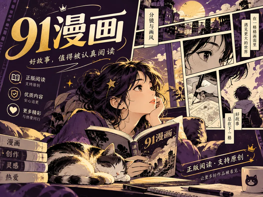 漫画格间表现插画